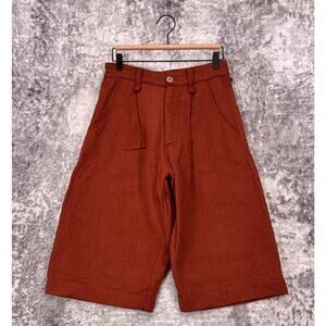 Goodfight Japan Shorts XS Mens Cotton Heavyweight Relaxed Fit Orange